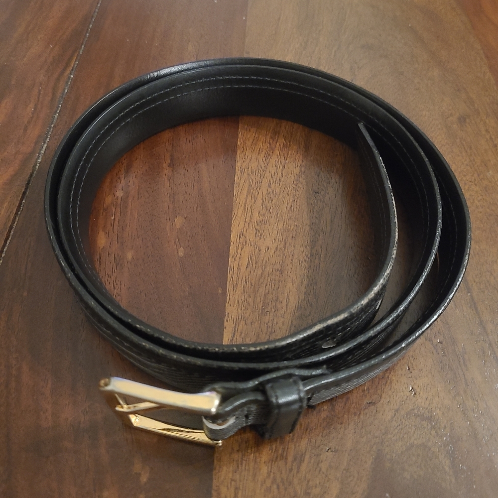 Iguana Grain Leather Belt